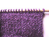 Silky Wool once knitted up